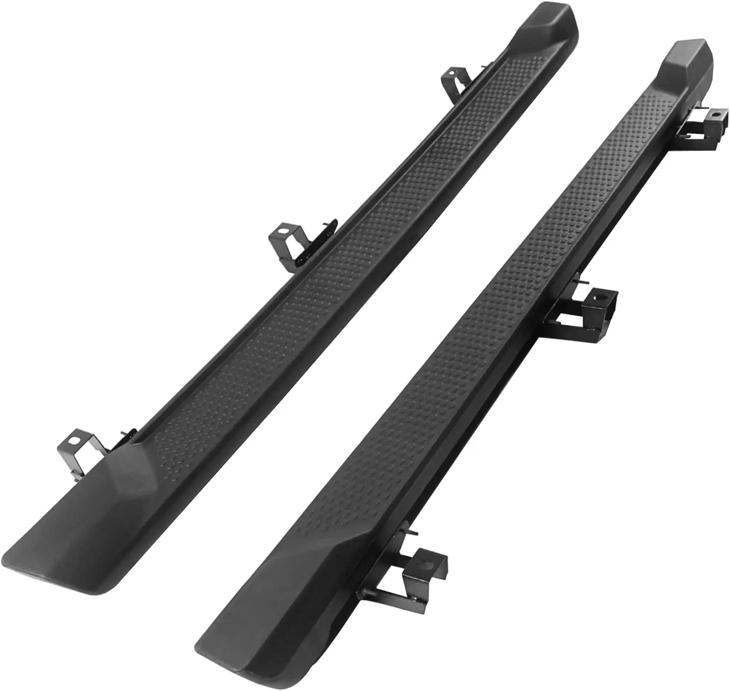 

Running Boards for Jeep Wrangler JL 4 Door (2018-2025), Textured Black Steel, Non-Slip Design