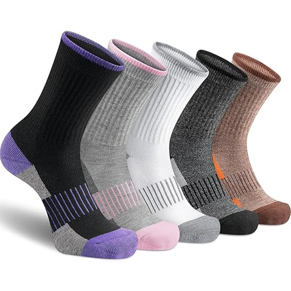 5 Paar gestrickte Herren-Crew-Socken mit Graffiti-Muster, geeignet für alle Jahreszeiten, bequem, atmungsaktiv, weich, für Paare, Freizeitsocken