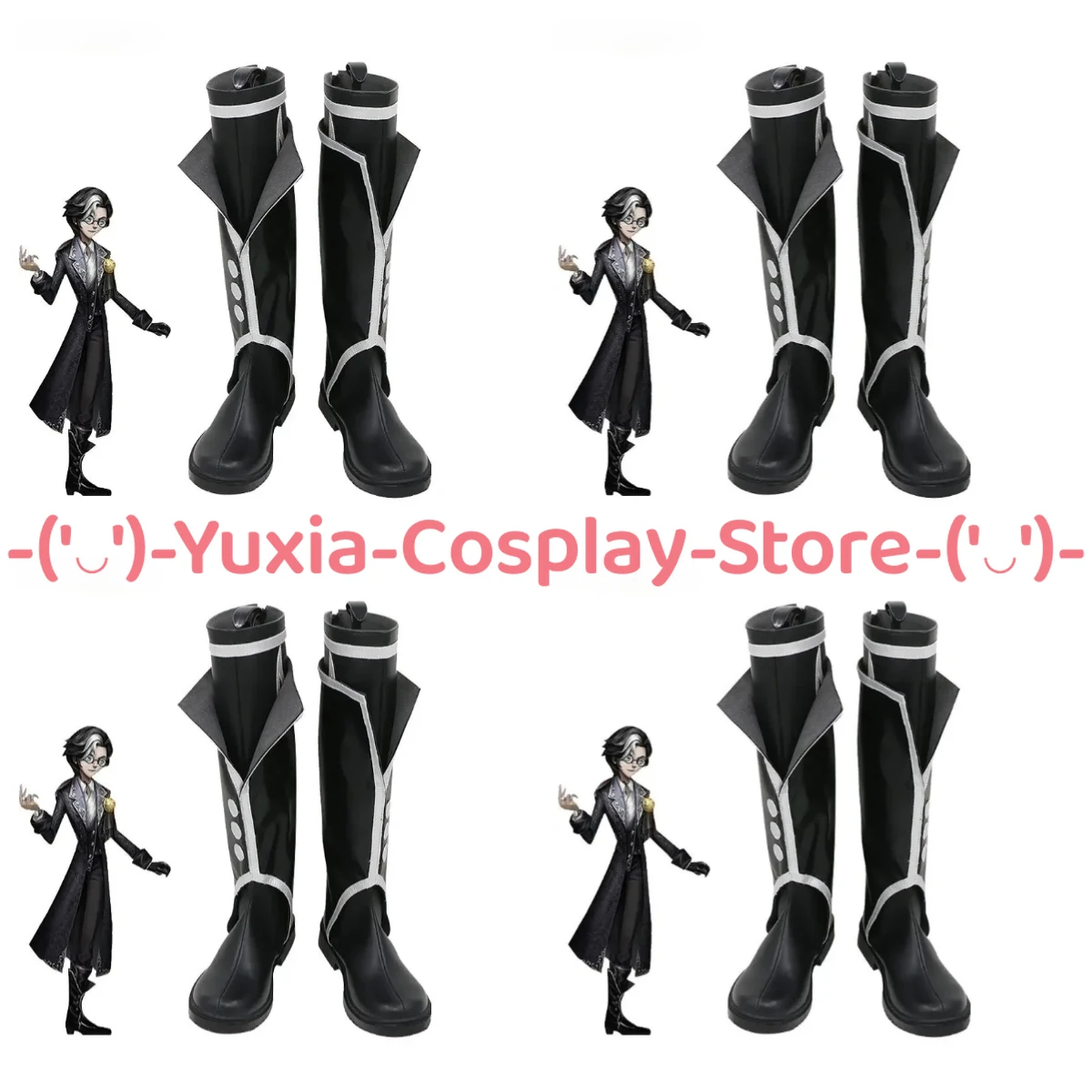 

Юксиакосплей! Identity V Joseph Desaulniers, обувь для косплея, реквизит для игрового персонажа, ботинки из искусственной кожи, карнавальный костюм на Хэллоуин