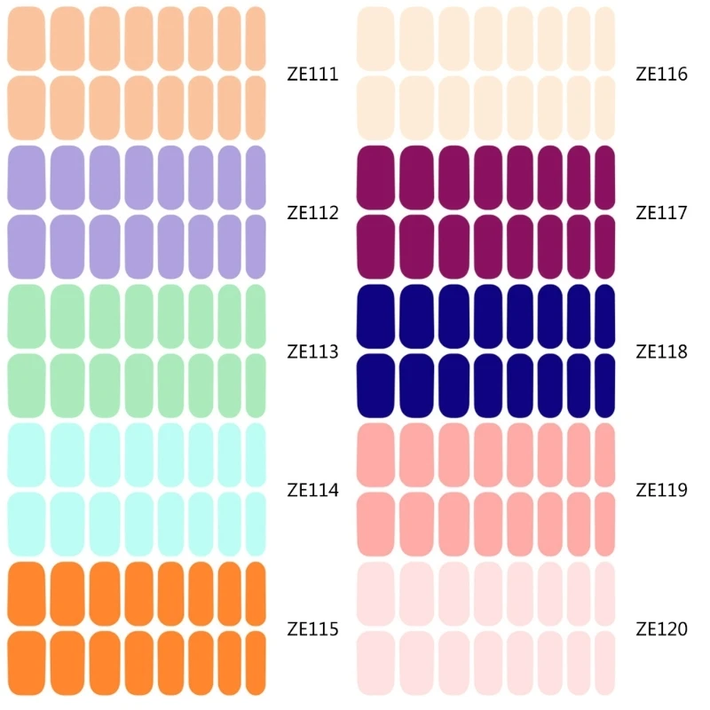 E1YE обертывания для ногтей для женщин, полоски для лака для ногтей, самоклеящиеся наклейки для лака для ногтей, полоски для для