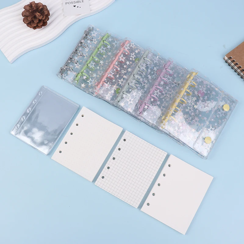 Stationery Loose Leaf Ring Journal Binder Daisy Notebook Binder Binder File Shell Notebook Cover