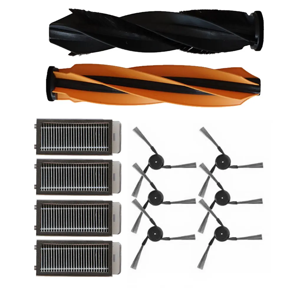 for Cleaning Kit for Dreame For Mova for p60 Vacuum Robot 1 Pair Main Brushes 4 Filters 6 Side Brushes Dust for capture 99.97
