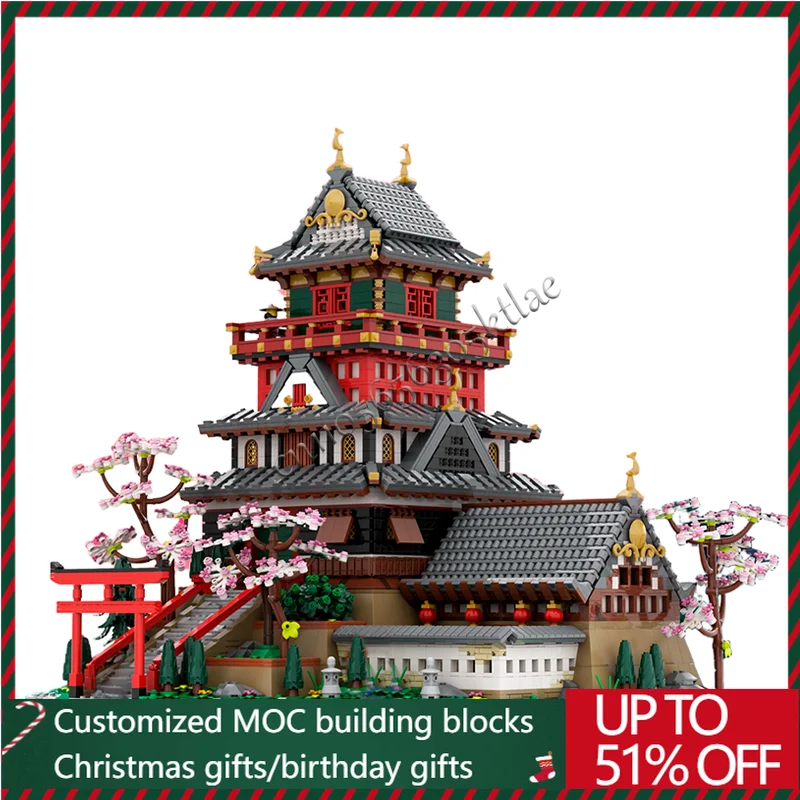 

Новинка, 6618 шт., средневековая модель крепости, Moc, строительные кирпичи, автономный замок, модульные наборы «сделай сам», сборочные блоки, игрушки, рождественские подарки