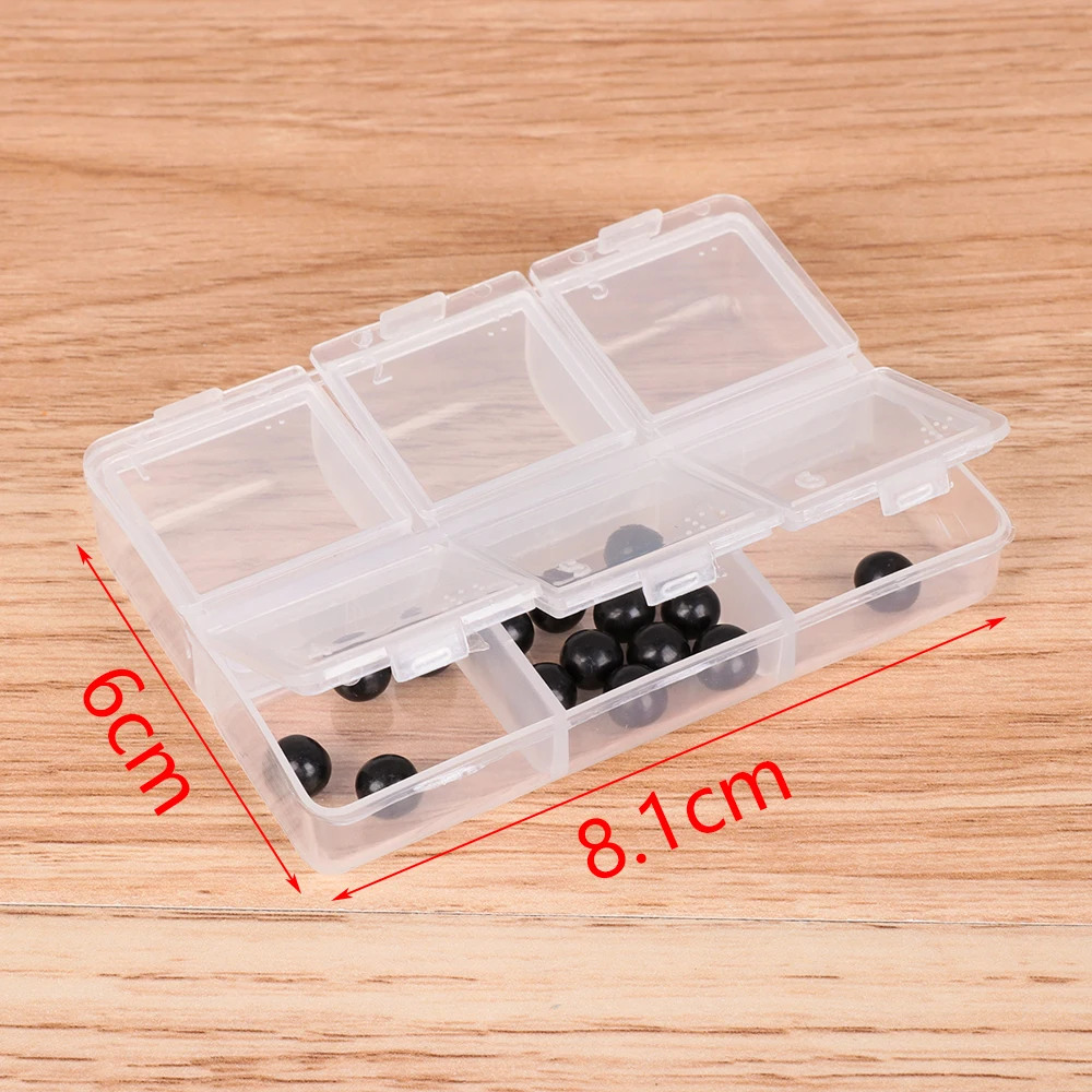 6 Grids Mini Pill Case Plastic Travel Medicine Box Small Tablet Pill Storage Organizer Box Holder Container Dispenser Case