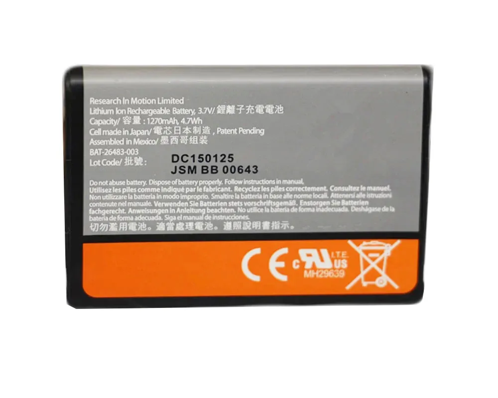 1270mAh F-S1 FS1 Replacement Mobile Phone Battery For Blackberry 9800 9810 High Quality batteries image 6