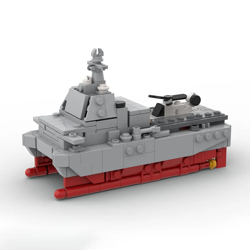 히비키 클래스 에이지스 장착 컨셉 선박 모델 MOC 빌딩 블록 전쟁 장비 모듈형 기술 선물 휴일 어린이 장난감