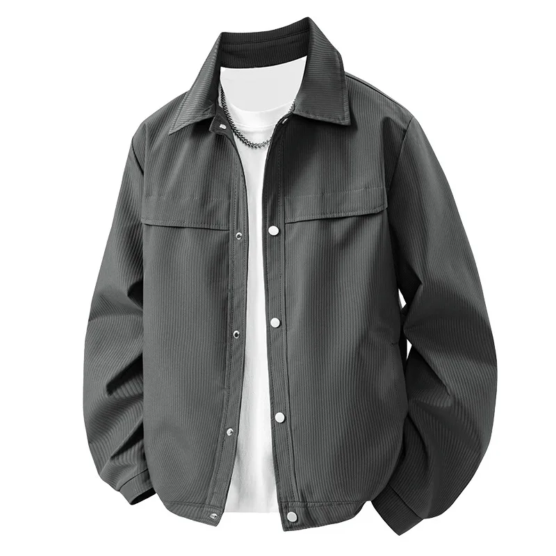 Trendy Workwear Jacket Loose Top Cool Lapel Casual Versatile Spring Autumn 2025 Style