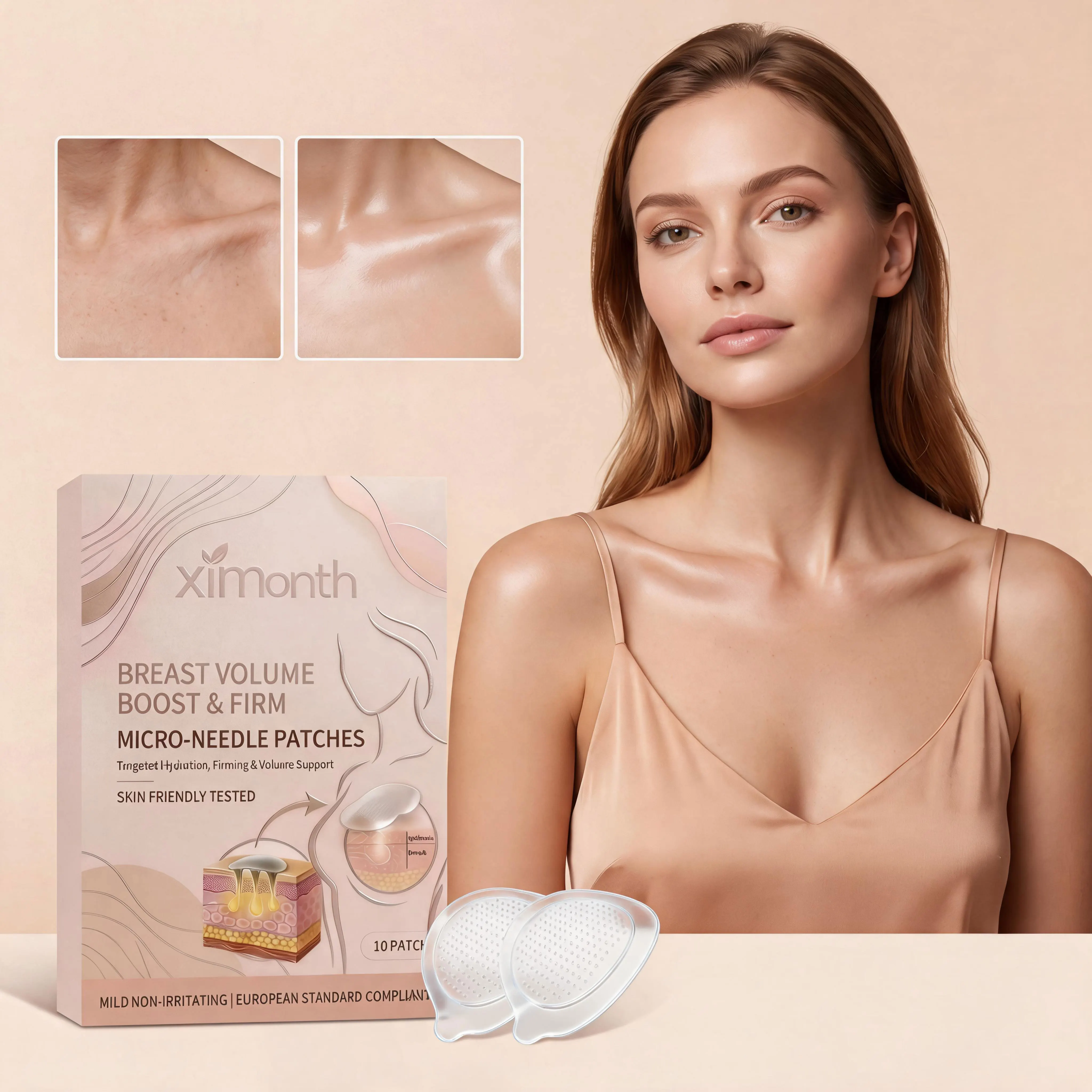 Women'S Accessories Target - Zaawansowane nano-mikroigłowe plastry do powiększania biustu,