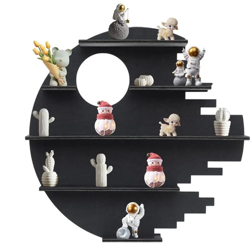 

Creative doll display storage rack wall-mounted model toy display rack for storage and display of small objects home decoration