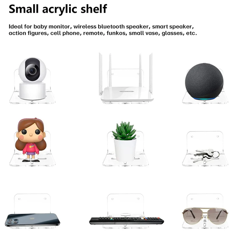 3Pcs Camera Storage Rack Monitoring Head Support Household Universal Wall Hanger Living Room Racks Home Storage Holders