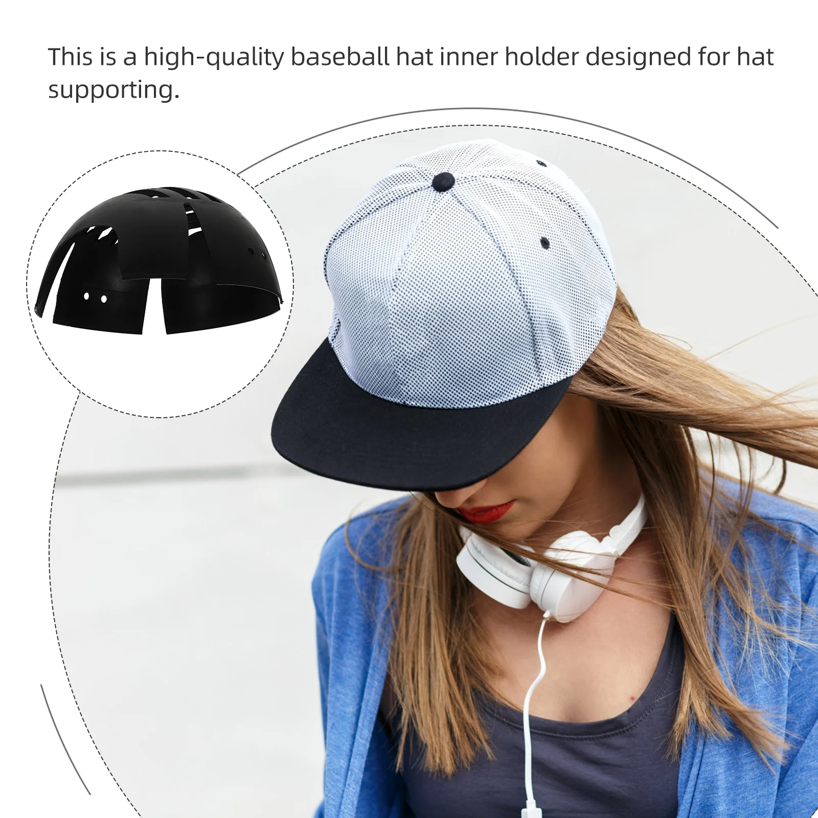 Caps Hat Baseball Support Inserts Low Profile Holder Liners Liner Insert Fitted Inner Shapers Snapback Bump Stretcher Fit Flex