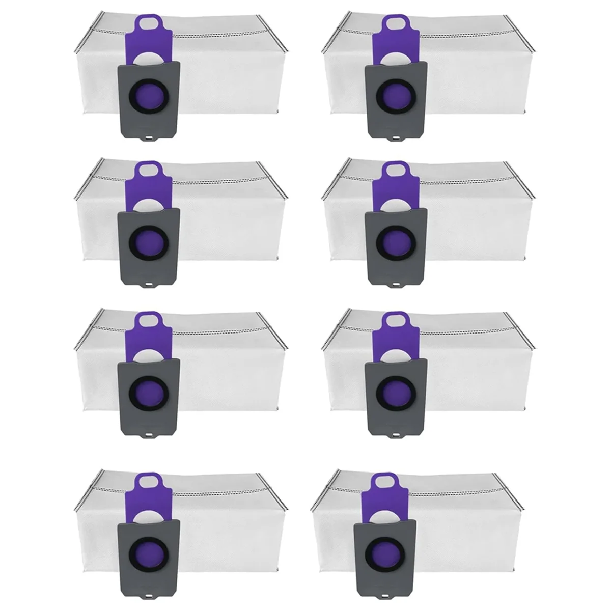 Abkr-narwal freo z ultra用ダストバッグ、スーパー掃除機交換バッグ、集塵バッグ、アクセサリーセット、8個