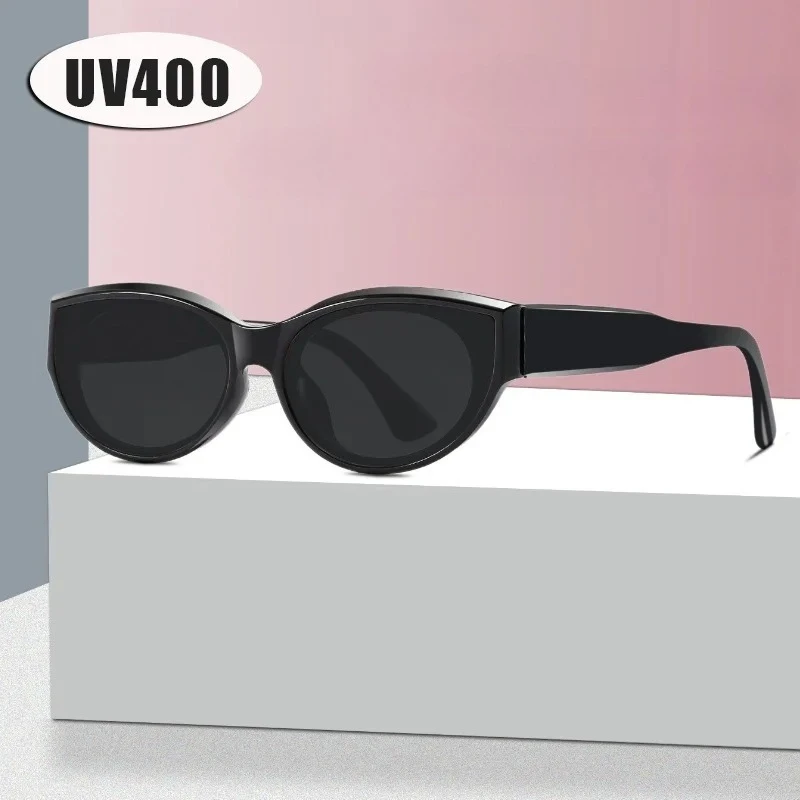

Fashion Cat Eye Small Frame Sunglasses Men's and Women's Sun Protection Glasses Fashion Retro Brand Designer UV400 Men Goggles