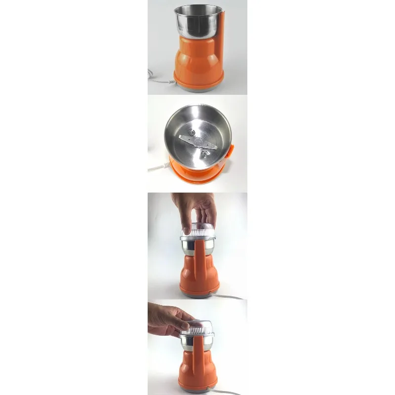 Electric Coffee Grinder 150g Capacity Simple Operation Bean Mill for Coffee Beans and Barley Grinding Household Kitchen