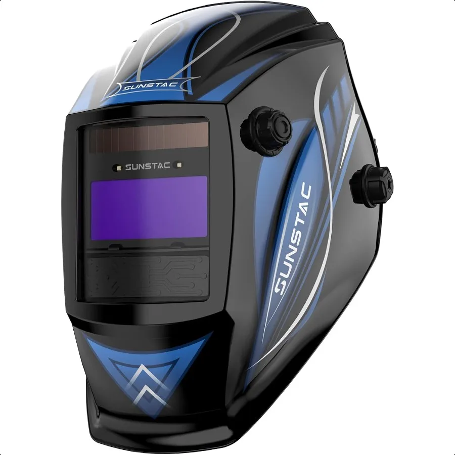 

1 1 1 1 Optical Clarity Welding Helmet True Color Auto Darkening Welding Hood Wide Shade 4 913 for STICK MIG TIG Welding
