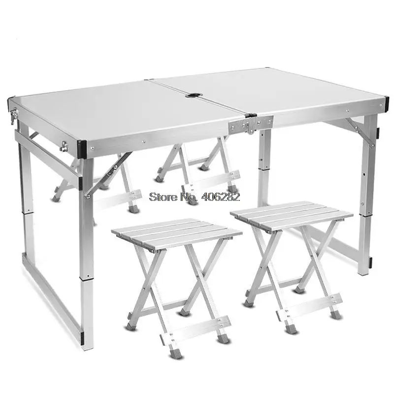 Superstable outdoor folding table folding stall folding table aluminum alloy table home outdoor furniture camping