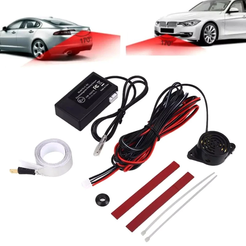 Electromagnetic Induction Intelligent Car Reverse RadarParking Distance Control Sensor Backup Parking Sensor No Drilled