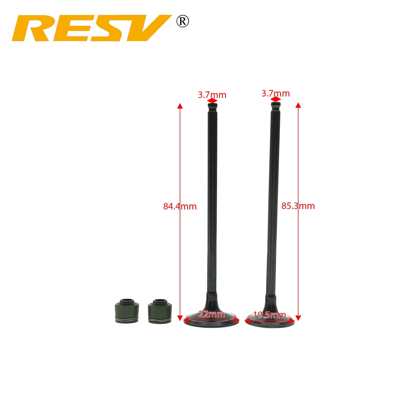RESV for Honda CB400 CB-1 NC31 CBR400 NC23 NC29 CBR23 CBR29 CBR CB 400 14711-KY2-010 Valve Intake Exhaust Stem Oil Seal