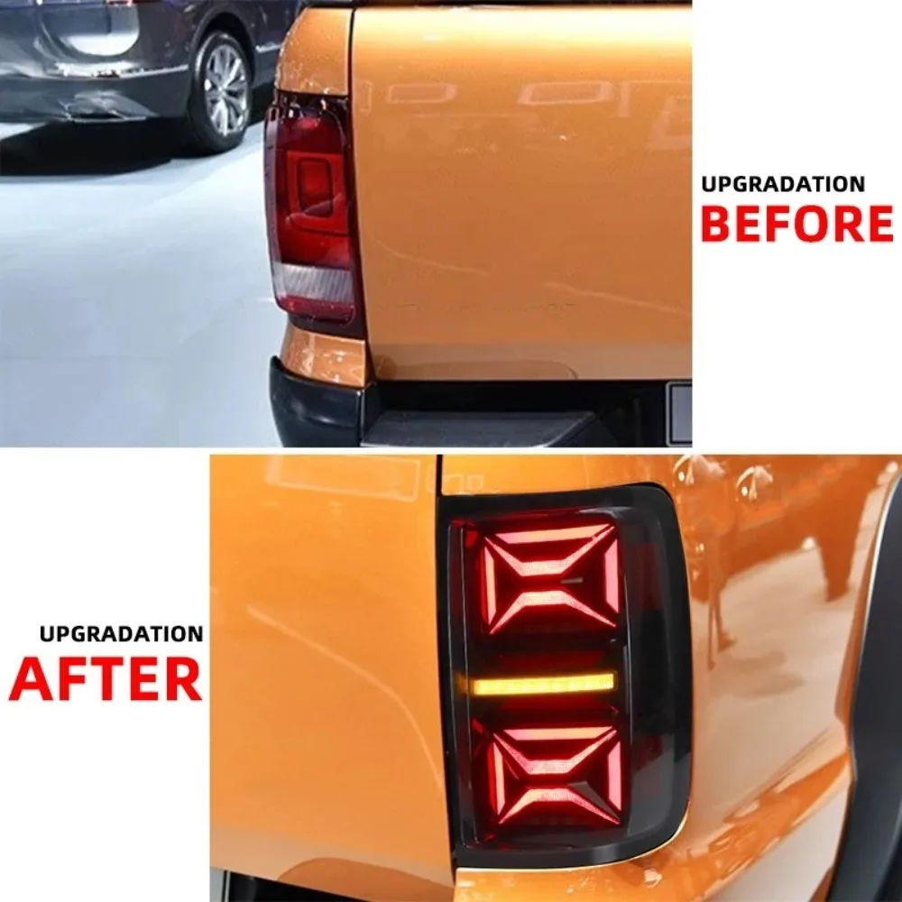 Amarok Taillights 2008-2020 LED Car Taillamps Upgrade Rear Back Design LED Rear Lamps Plug and Play for