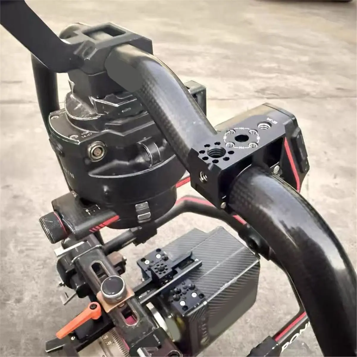 Handheld Ring Fixed Buckle Strap for 2 Accessory Mount Camera Rig Stabilizer Handle Grip Bracket Connector
