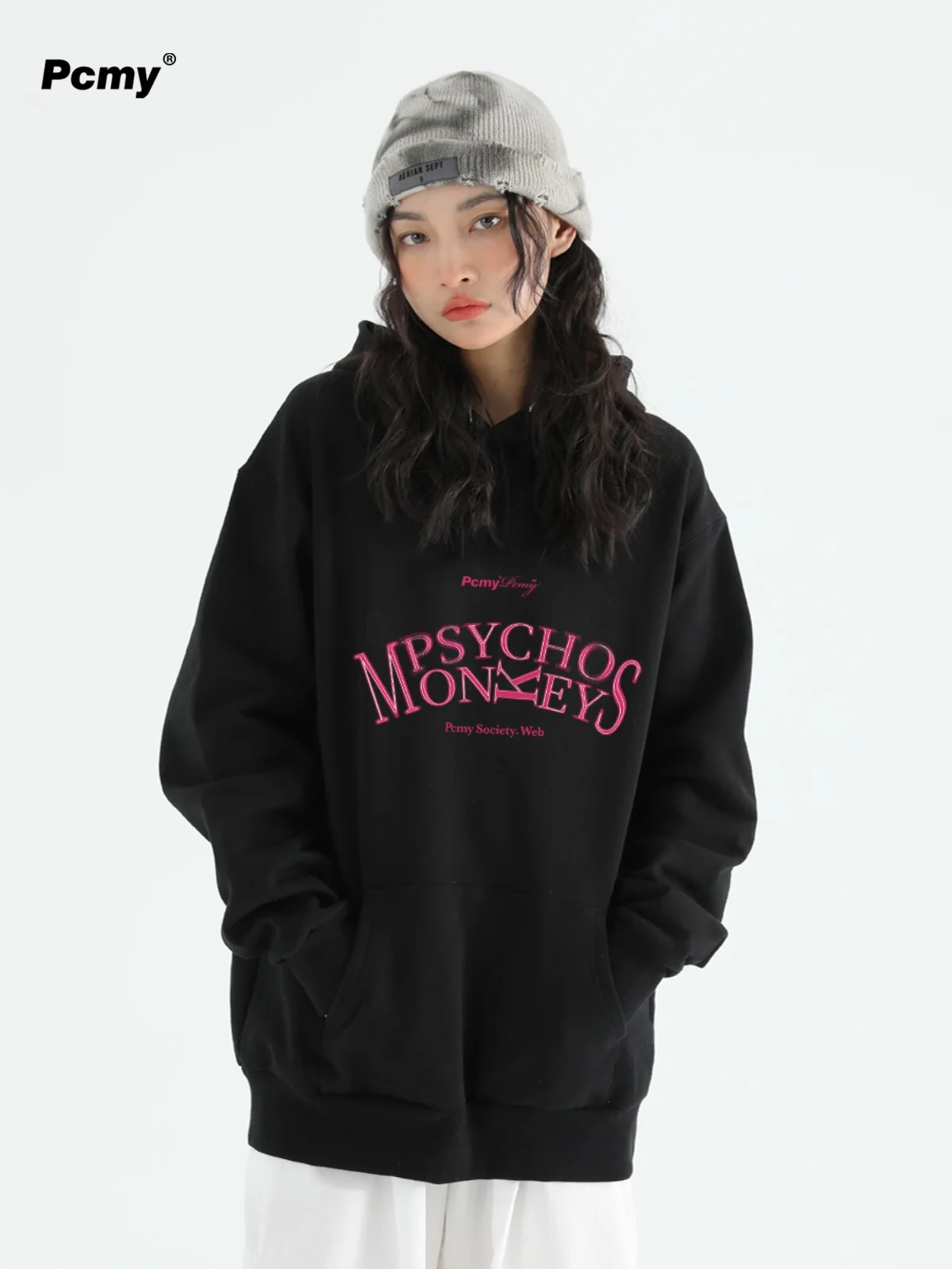 Letter Mystery Hoodies 2024 Autumn and Winter New Trend Cool Couple Hooded Sweatshirts