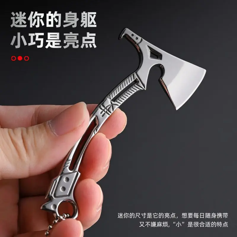 Stainless Steel Mini Kitchen Knife, Mini Hatchet, Keychain Knife, Portable Multi-Functional Bottle Opener with Sharp Blade