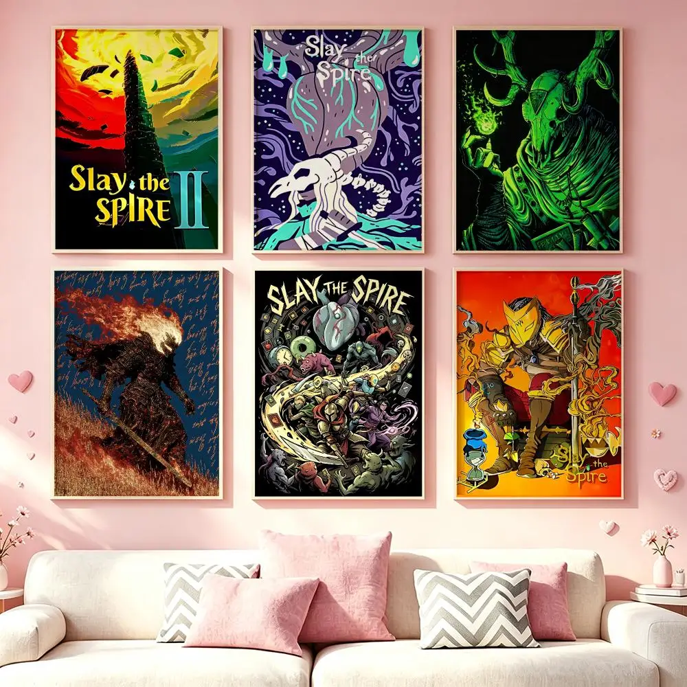 Game Slay the Spire Poster Poster HD Printing Dreamy Style Wall Art Home Decor For Living Room Bedroom Gift Giving