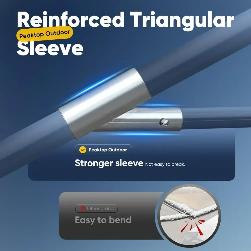 

Хит продаж: Усиленный навес для автомобиля 12x20 футов, переносной тент-гараж, укрытие для лодки с усиленными треугольными балками и основанием