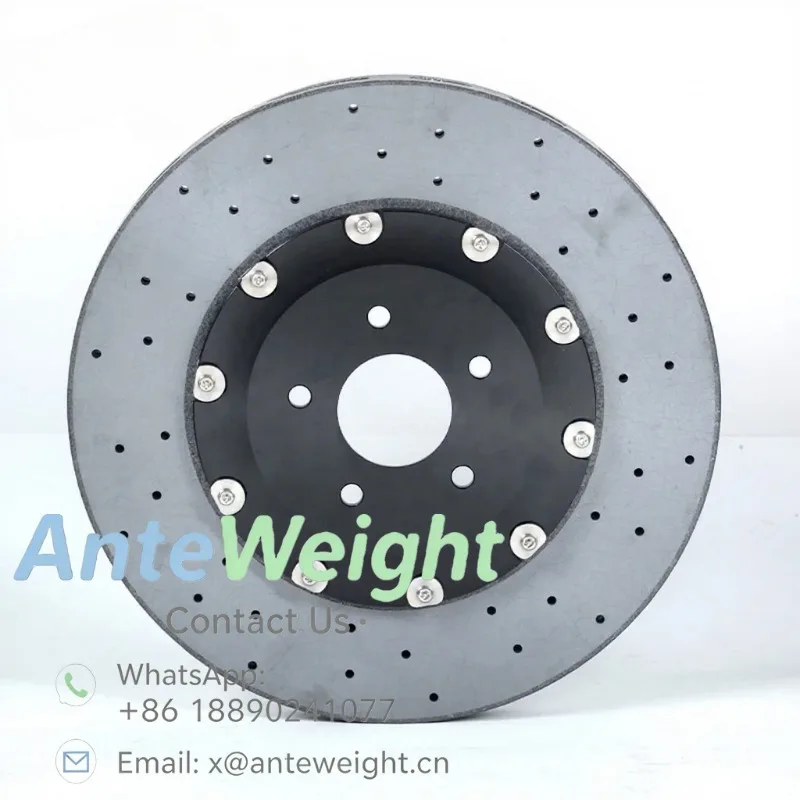 Steel & Ceramic‑Coated Carbon‑Ceramic Replacement Brake Rotor for High‑End Super Sports Car