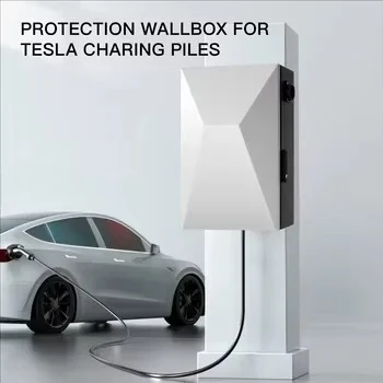 AC EV Charger Protection Box Wall Mounted New Energy Car Electric Charging Pile For Tesla Electric CabinetsGOOD