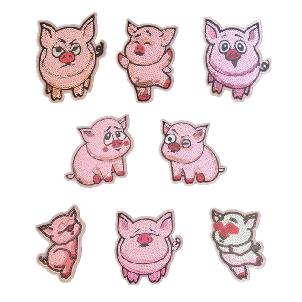 8 шт., патчи для вышивки