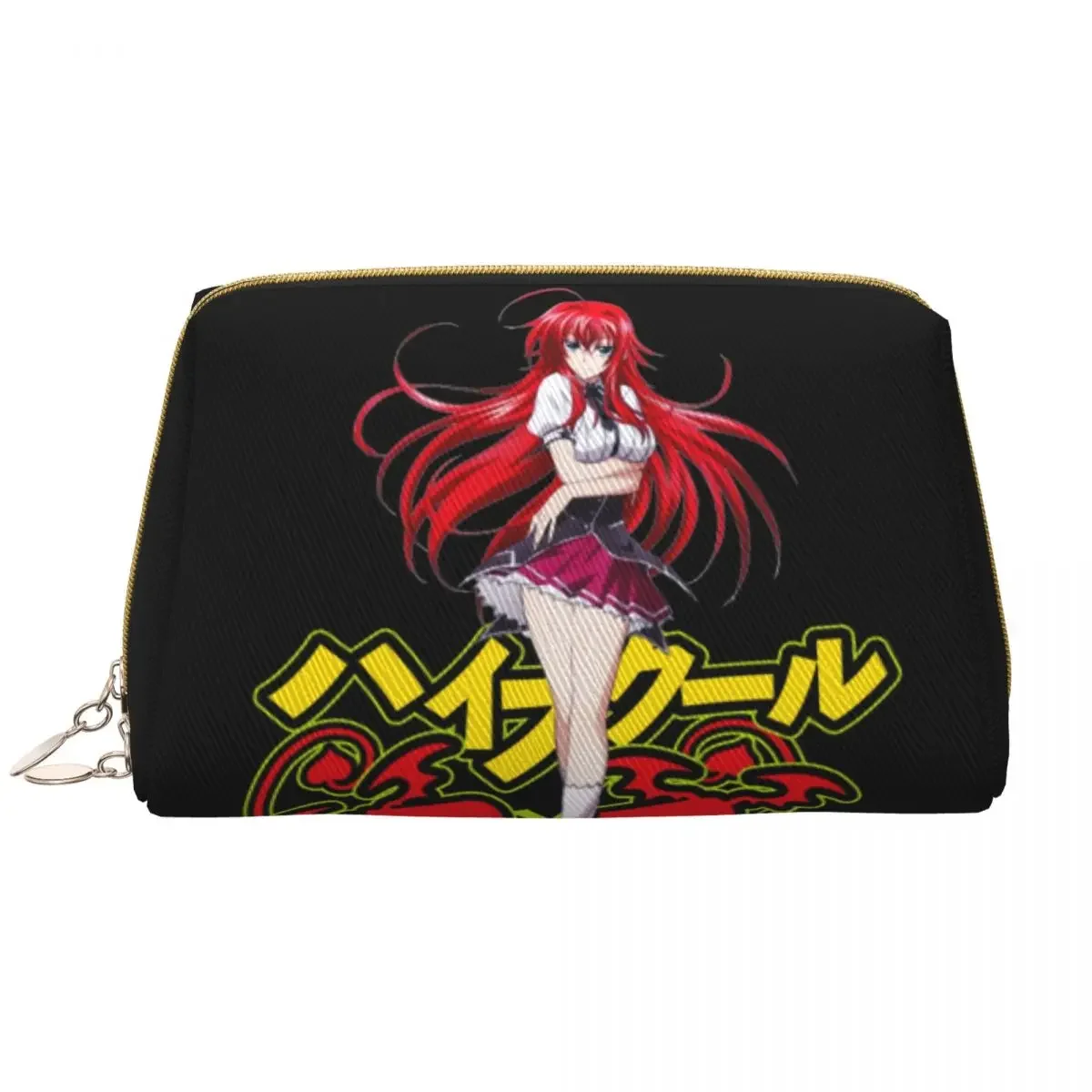 

Fashion High School Girl Rias Gremory Travel Toiletry Bag Women Makeup Cosmetic Organizer Beauty Storage Dopp Kit