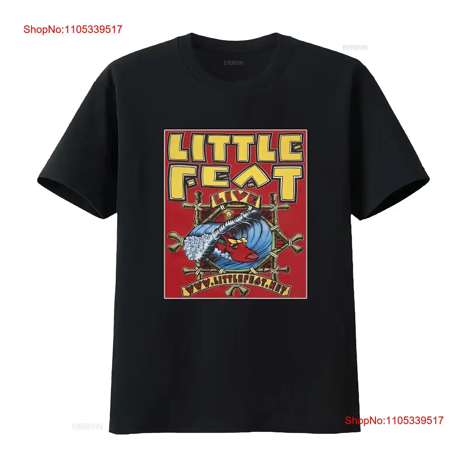 1999 Little Feat Live tour T Shirt U2621 vintage Washed designer clothes Breathable Stylish homme Versatile Comfortable