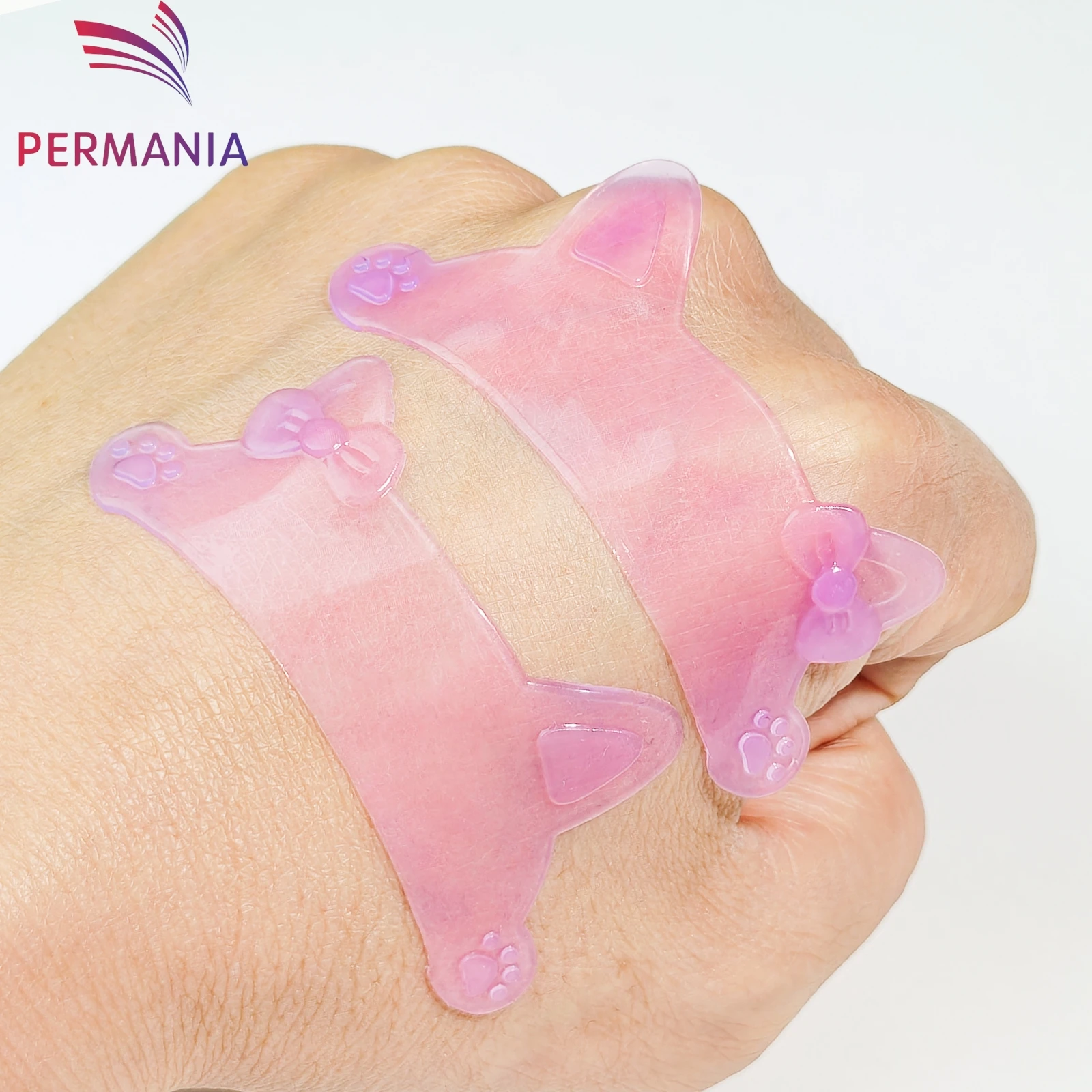 Permania New Sticky Lash Perm Pads Softening Lifting Lashes Rod Shield Self-Adhesive 3D Eyelash Curler Accessories Makeup Tool