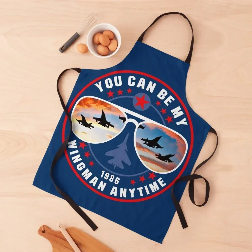 

You Can Be My Wingman Anytime Apron Women's Home Clothes For Cosmetologist kitchen utensil Kitchen For Man Apron