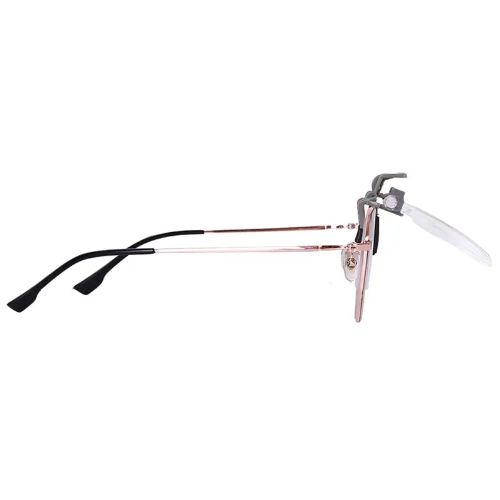 2X Magnification Head-mounted Magnifier Acrylic Optical Lens HD Clip on Eyeglass Loupe Multifunctional Comfortable