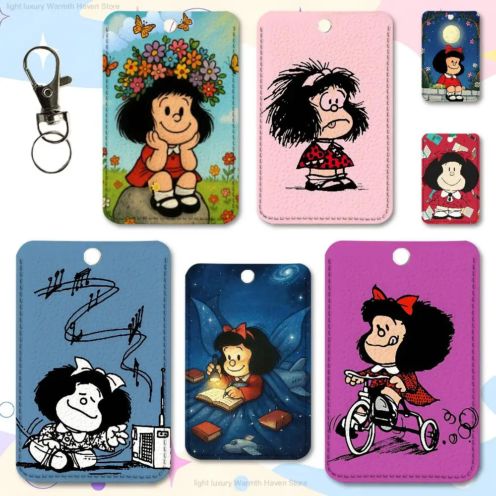 

Cute M-Mafaldas-S Custom Access Card Case Leather Card Holder Transportation Card Case Gifts