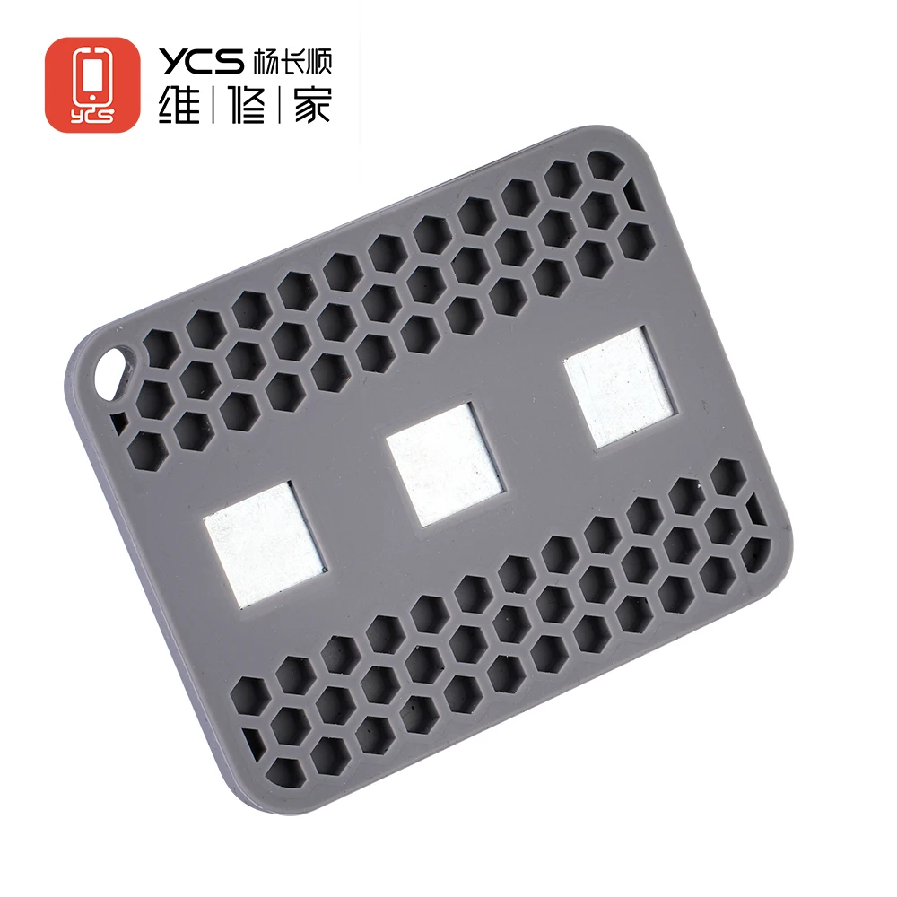YCS Tin Planting Pad Insulation Mat Universal BGA Stencil Magnetic Base For Mobile Phone CPU Chip Soldering BGA Reballing Tool