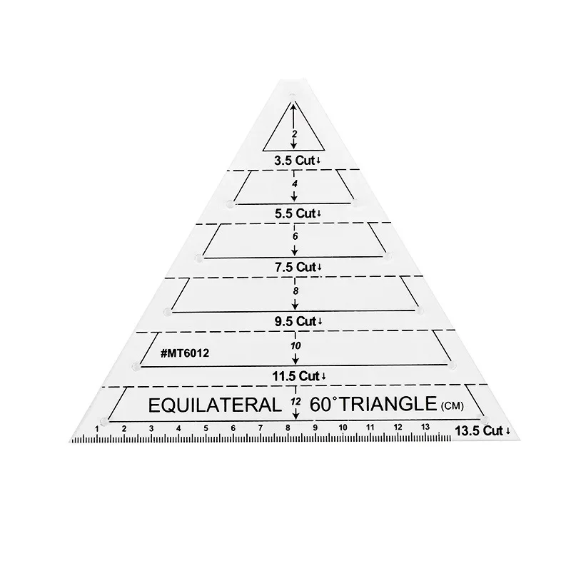 Cięcie odzieży plastikowa linijka do pikowania akcesoria do szycia narzędzia do patchworku krawiec Craft Scale Rule Drawing Supplies L Shape