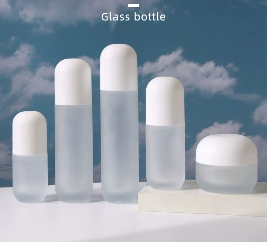 30 ml-120 ml Milchglasflasche Feuchtigkeit Essenz Serum/Lotion/Emulsion/Grundierung/Toner Toilette Wasser Haut Carecosmetic Verpackung