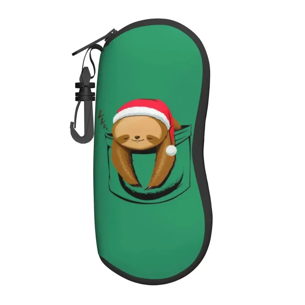 Funny Sloth In Pocket Glasses Case Cool Lazy Animal Shell Eyeglasses Case Sunglasses Box