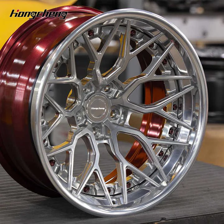 26 Style Custom 1 2-piece 18 19 20 21 22 24 Inch Deep Concave Chrome Alloy Forged Wheels 5x112 5x120 5x114.3 Rims