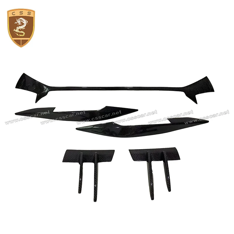 Car Body Kit For Audi-A4 Change ABT Style Front Diffuser lip Rear Spiltter Spoiler Wing Front Bumper Air Knife Vent Auto Parts