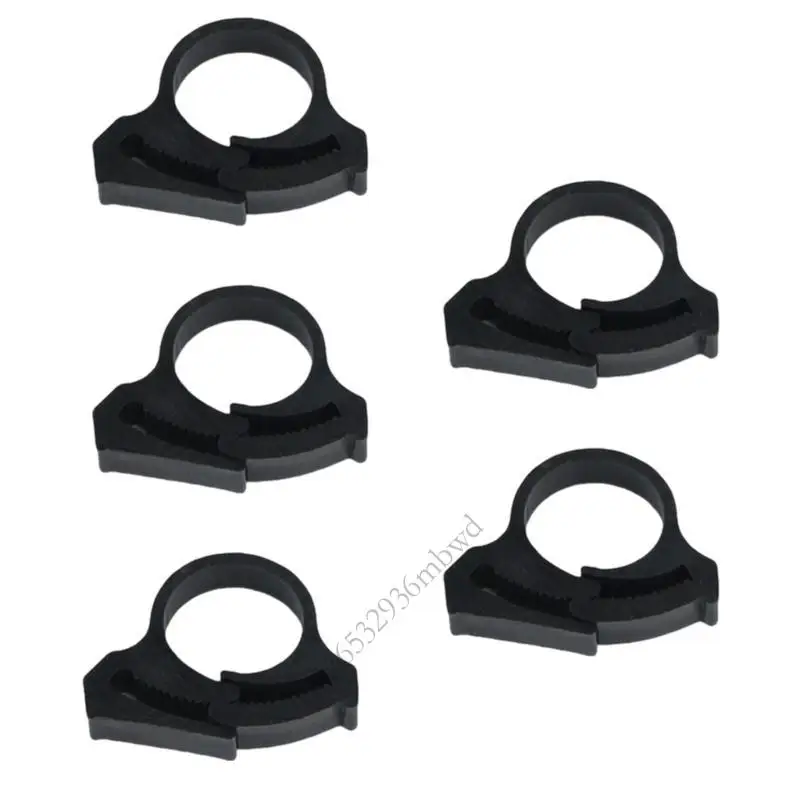 

K43D 5Piece Easy Installation Pipe Fasteners for Efficient Greenhouses and Garden Irrigation Tubing Clamps Water Hose Clips