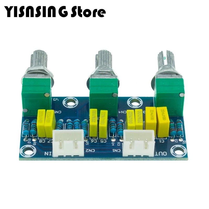 XH-M802 Passive Tone Board Amplifier Preamp Power Module Low High Sound Adjustment Electonic Diy Electronic PCB Board