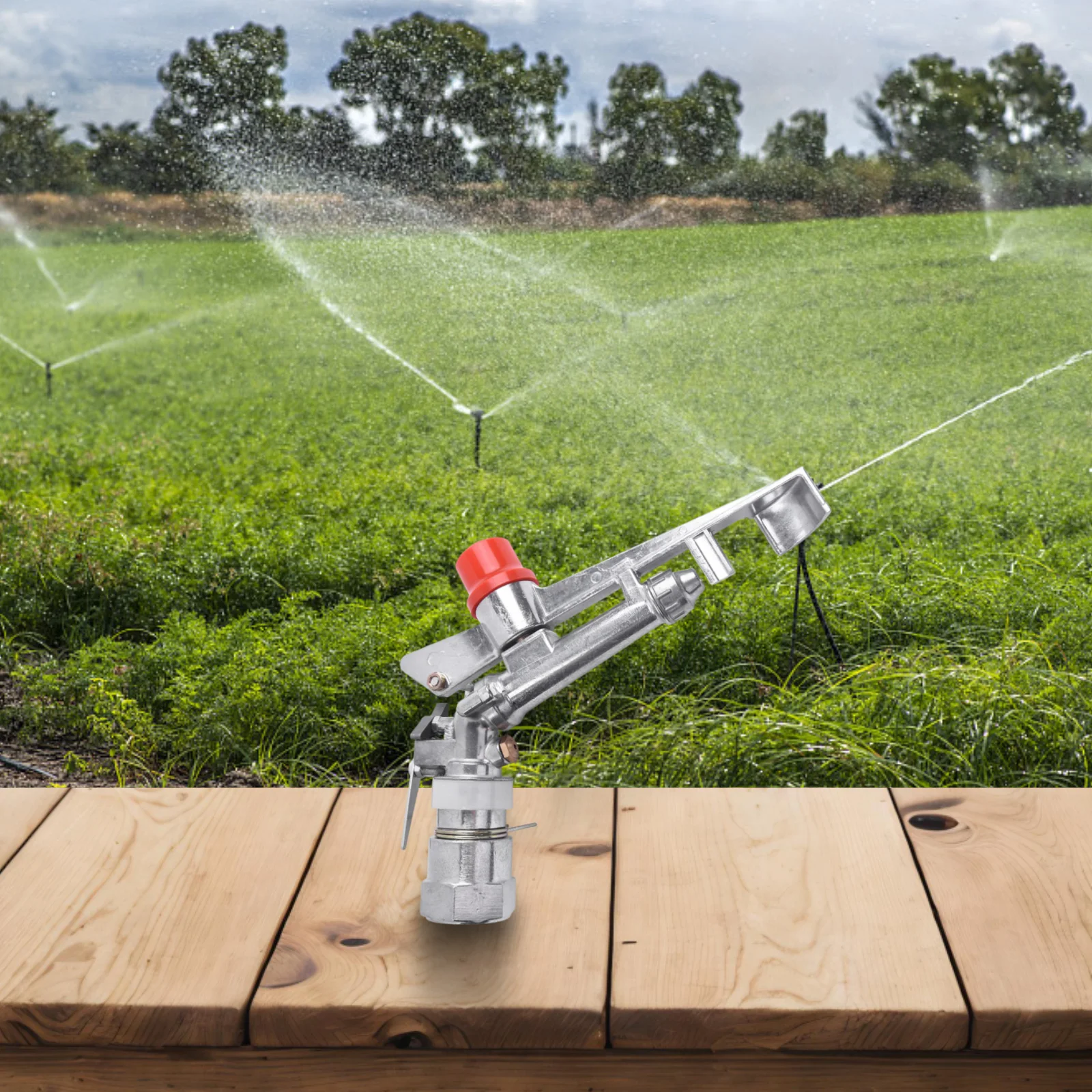 Long Service Life Zinc Alloy Irrigation Feed Oats Sugar Cane Suitable For Garden Lawn Tea All Kinds Of Land Larger Crops