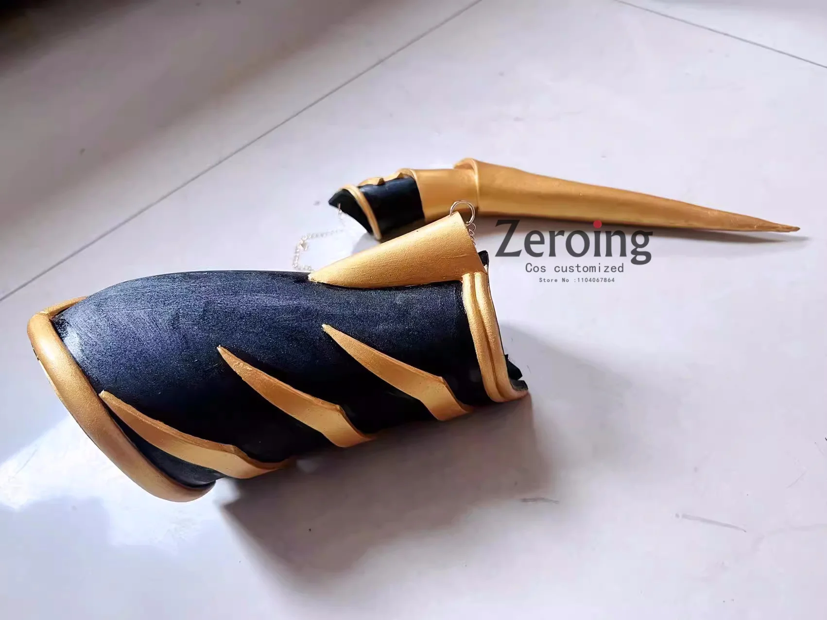 Soi Fon Cosplay Arm armor finger hand armor Prop Accessories Halloween ...