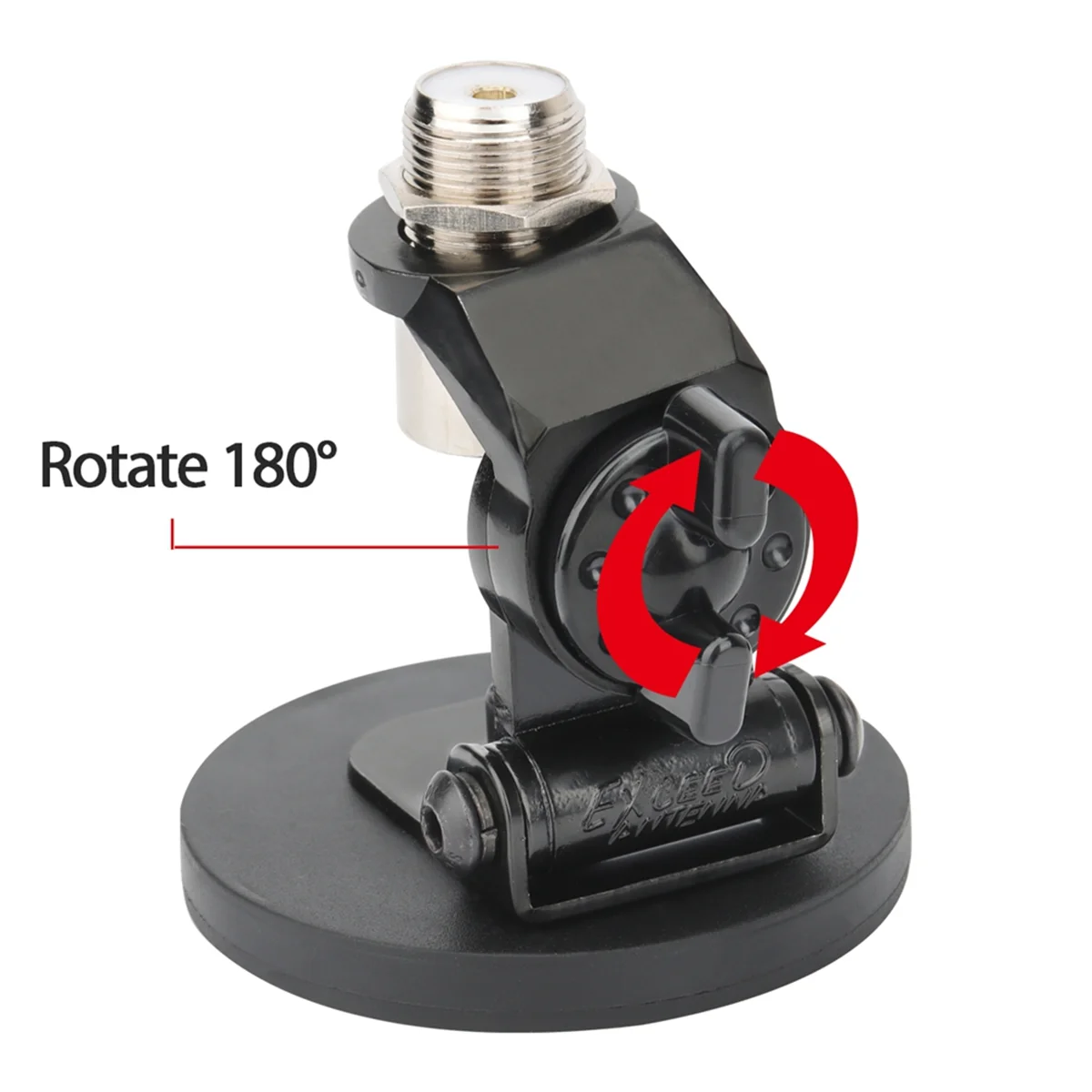 Antenna Clip Mounting Bracket with Magnetic Base for Mobile Radio KT-8900D Car Radio Walkie Talkie