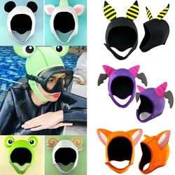 Wetsuit Diving Cap Cat Ears 2mm Neoprene Scuba Diving Hood Women Children Cute Thermal Surfing Hood Snorkel Free Diving Swim Hat