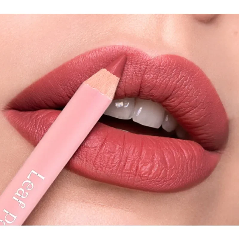 12Color Matte Lipliner Pencil Waterproof Plumping Stain Lipstick Natural Nude Pink Lip Liner Outline Lips Contour Makeup tools